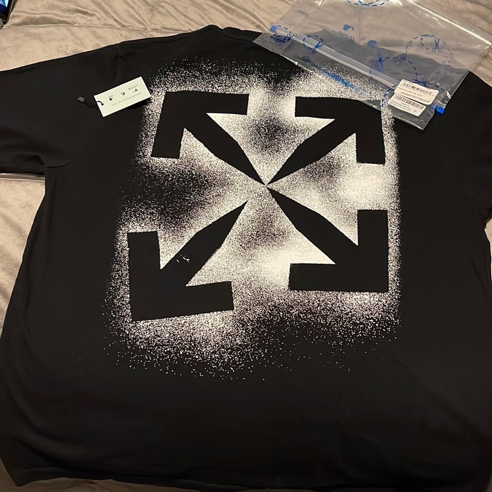 Off-White black stencil arrow tshirt